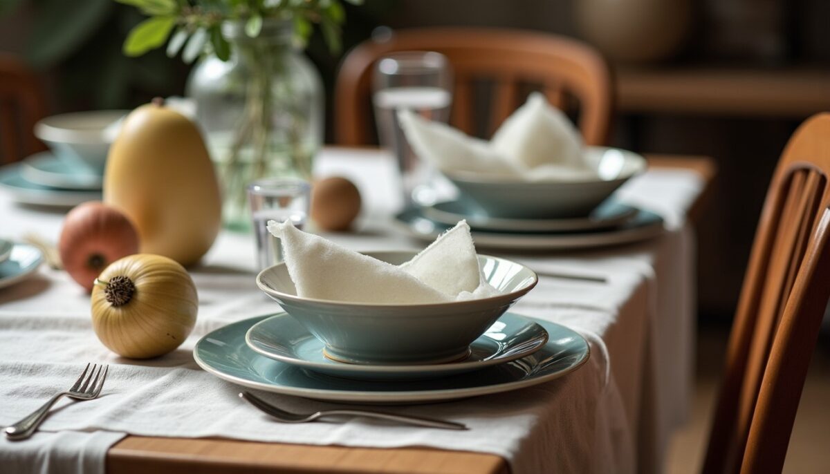 Combinaisons élégantes de nappes et serviettes pour sublimer votre table
