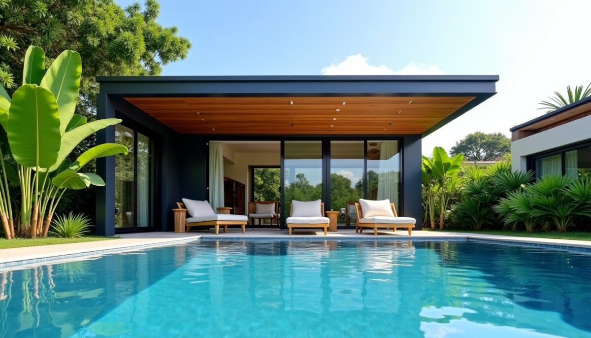 Véranda de piscine : quel matériau choisir entre aluminium, bois et PVC pour allier esthétique et durabilité ?