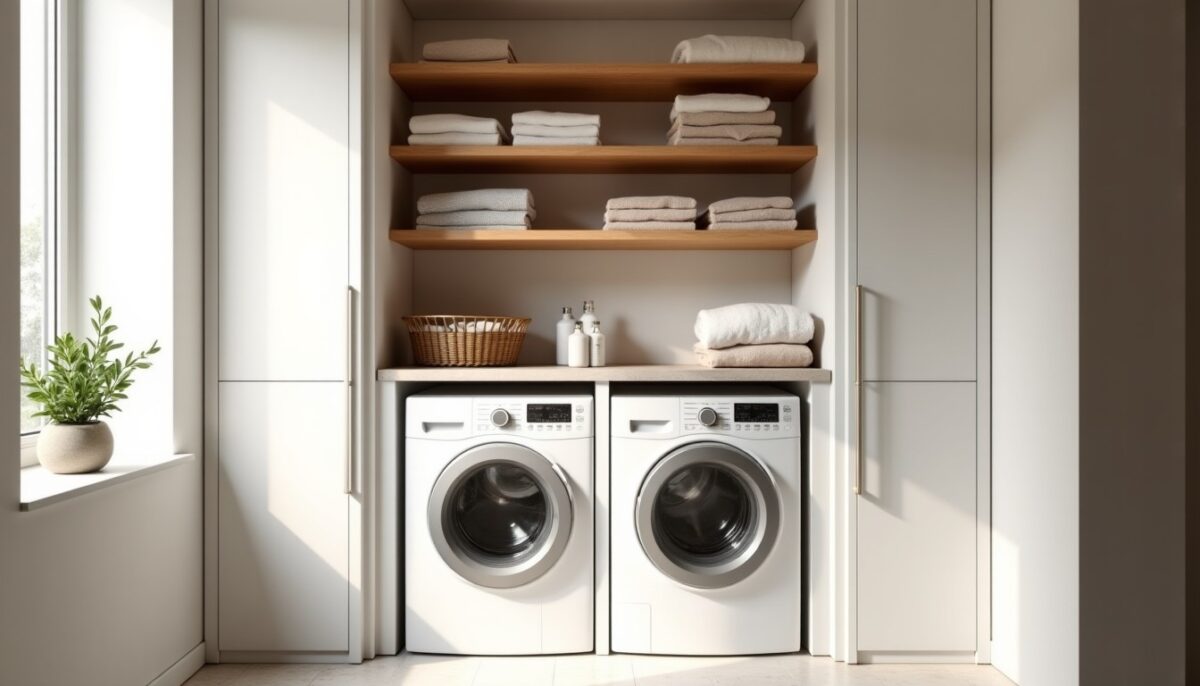 Comment créer une buanderie compacte et esthétique pour un quotidien simplifié